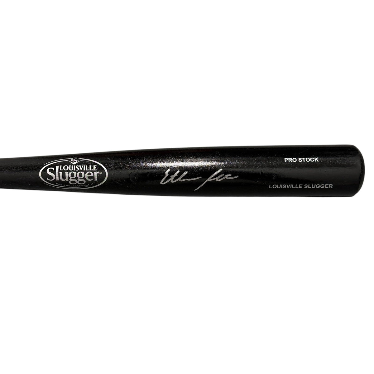 Ethan Petry Signed Black Louisville Slugger Bat JSA Witness COA Nationals-Powers Sports Memorabilia