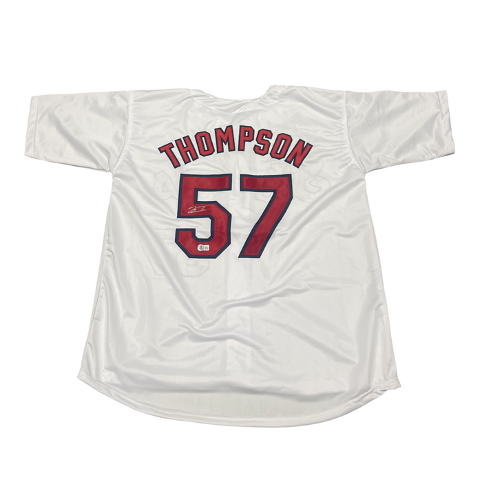 Zach Thompson Signed St Louis Cardinals Custom Jersey Beckett BAS COA-Powers Sports Memorabilia