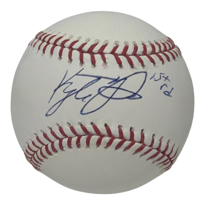 Kyle Tucker Signed ROMLB Baseball w/ 1st RD JSA Authenticated Astros Dodgers-Powers Sports Memorabilia