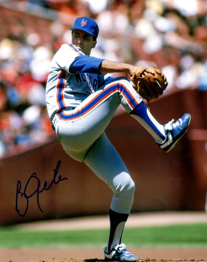 Bob Ojeda Signed New York Mets 8x10 Photo LSCM Authenticated #1-Powers Sports Memorabilia