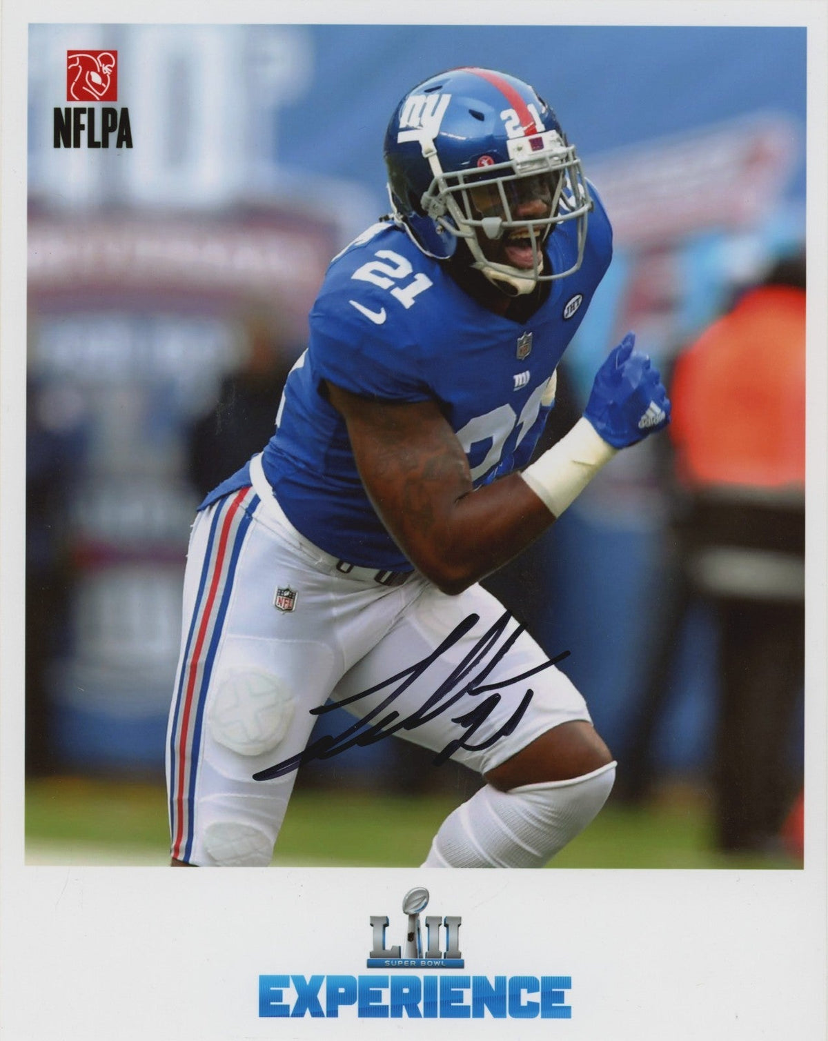Landon Collins Signed Autographed New York Giants SB 8x10 Photo LSCM COA-Powers Sports Memorabilia