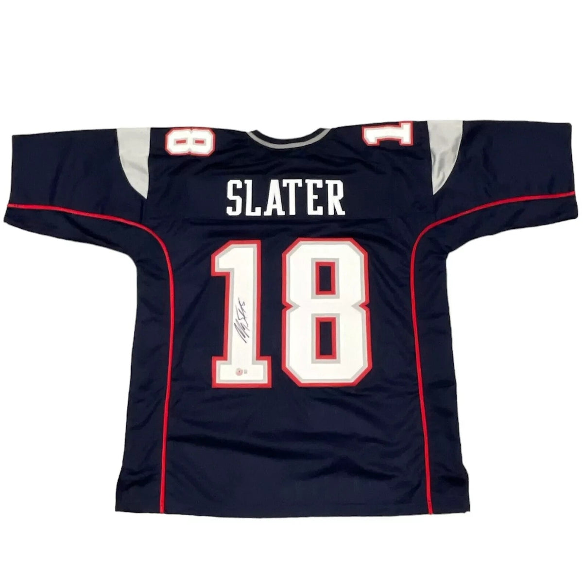Matthew Slater Signed Custom Jersey Beckett Witness Authenticated-Powers Sports Memorabilia