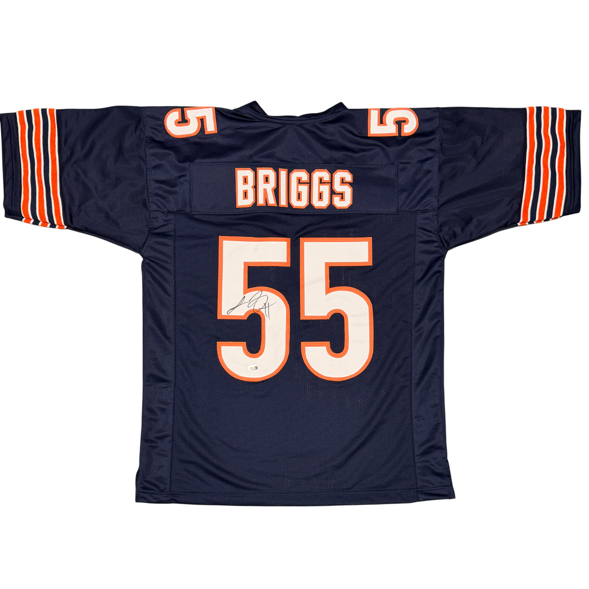Lance Briggs Signed Autographed Chicago Bears Custom Jersey JSA Witness COA-Powers Sports Memorabilia