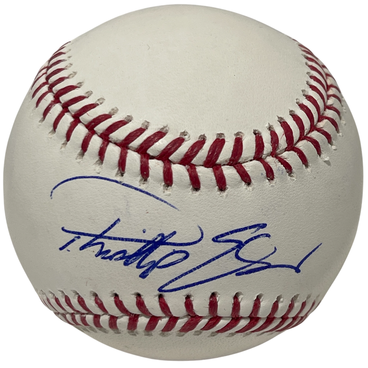 Phillip Evans Signed ROMLB Baseball New York Mets LSCM Authenticated-Powers Sports Memorabilia
