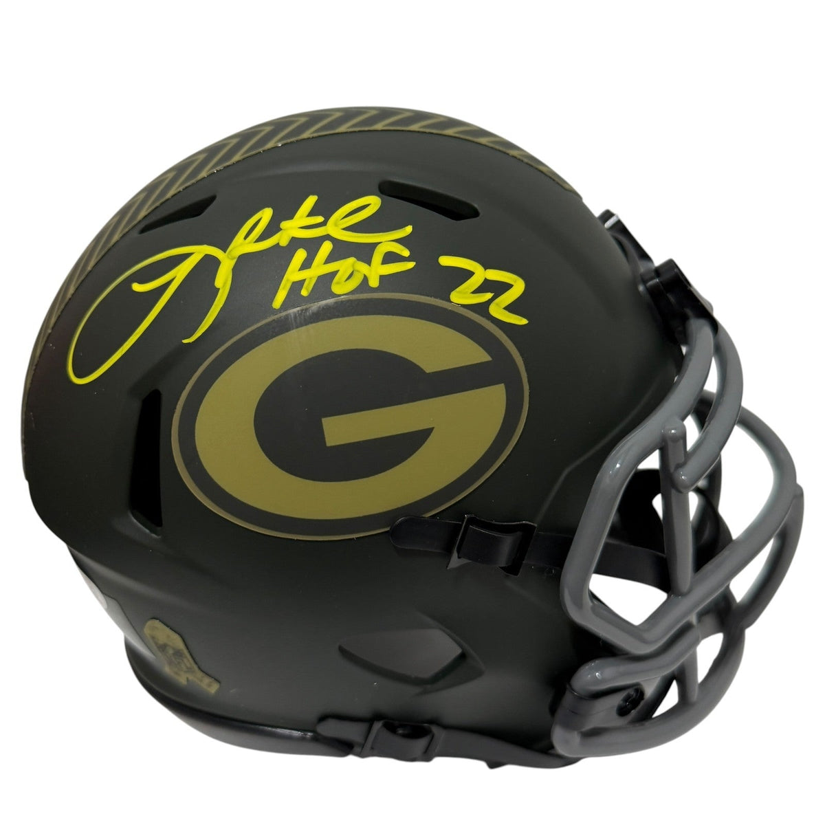 LeRoy Butler Signed Packers Salute 24 Mini Helmet w/ HOF 22 JSA Witness COA-Powers Sports Memorabilia
