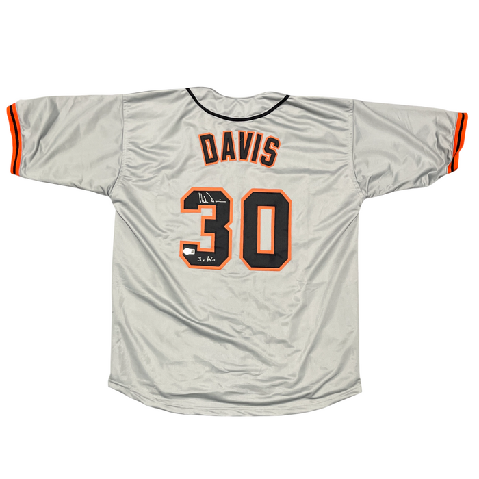 Chili Davis Signed San Francisco Giants Custom Jersey w/ 3x AS Beckett W BAS COA-Powers Sports Memorabilia