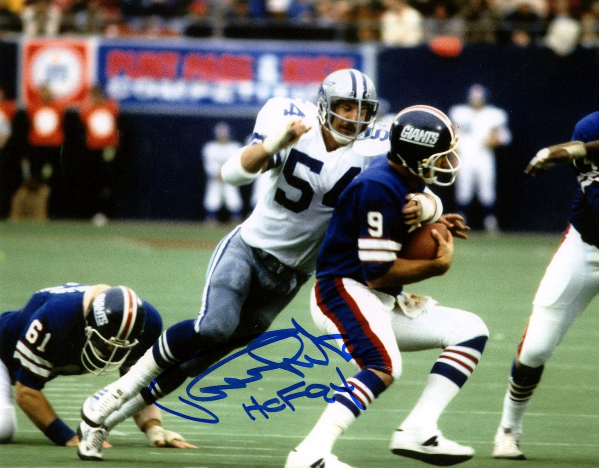 Randy White Signed Autographed Dallas Cowboys 8x10 Photo w/ HOF 94 LSCM COA-Powers Sports Memorabilia