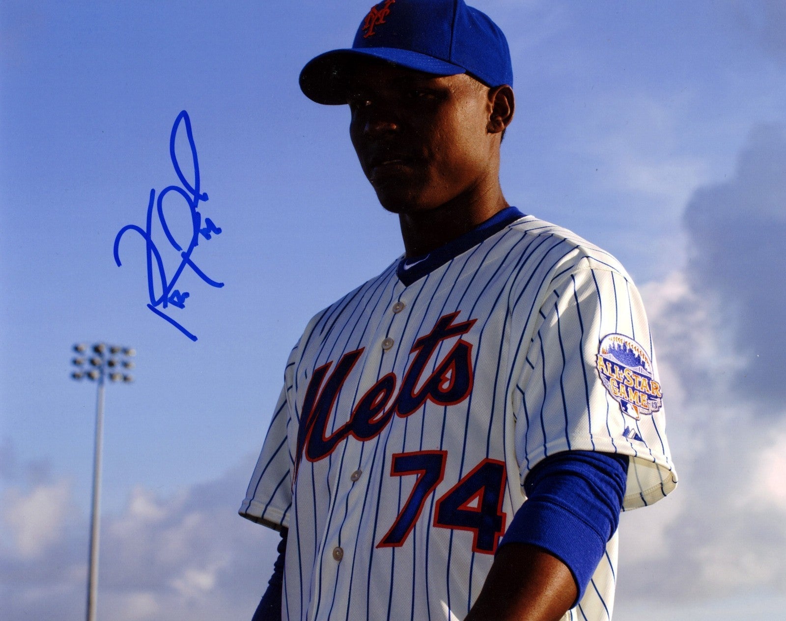 Rafael Montero Signed New York Mets 8x10 Photo LSCM Authenticated #7-Powers Sports Memorabilia