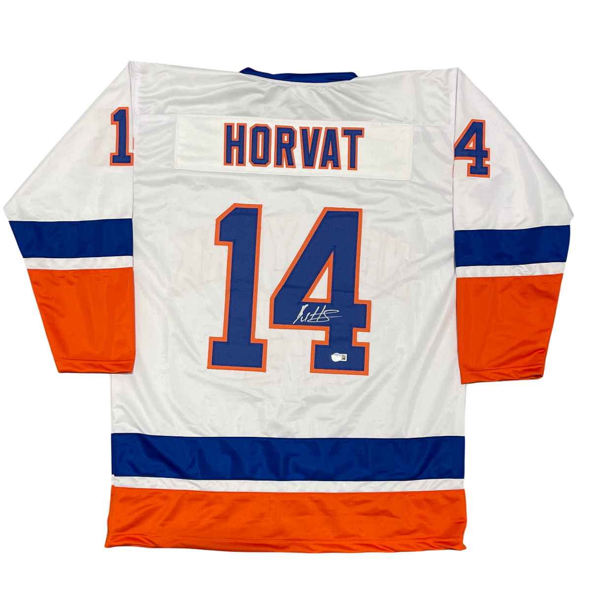 Bo Horvat Signed New York Islanders Custom Jersey Beckett Witness BAS COA-Powers Sports Memorabilia