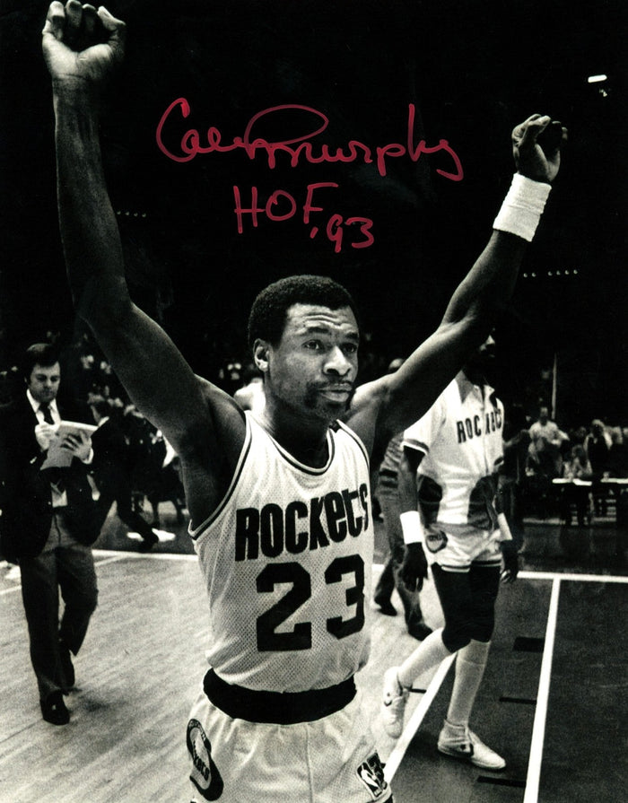 Calvin Murphy Signed Houston Rockets 8x10 Photo w/ HOF 93 LSCM Authenticated-Powers Sports Memorabilia