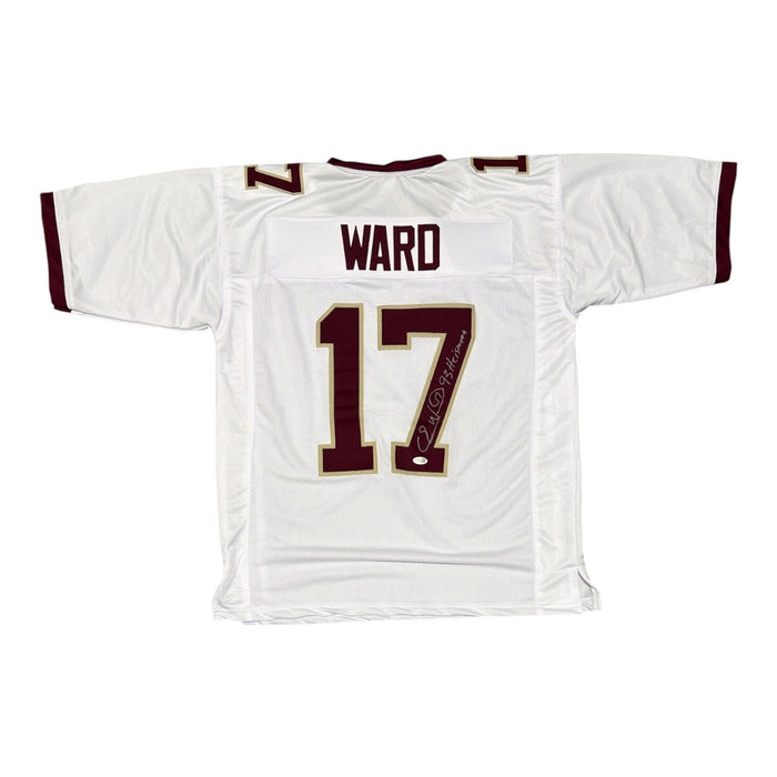 Charlie Ward Signed Custom Jersey w/ 93 Heisman JSA Witness Authenticated-Powers Sports Memorabilia