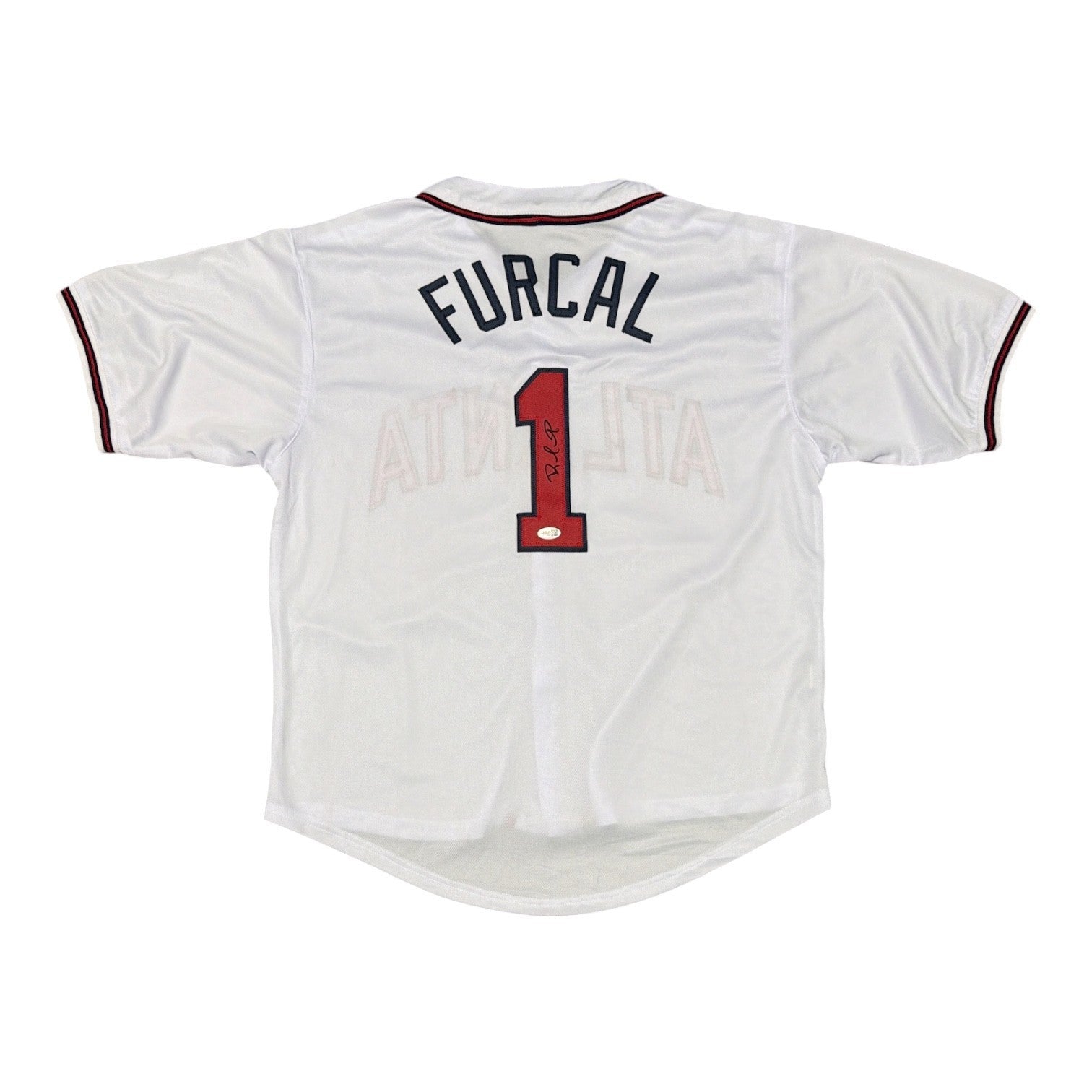 Rafael Furcal Signed Custom Jersey JSA Witness Authenticated-Powers Sports Memorabilia
