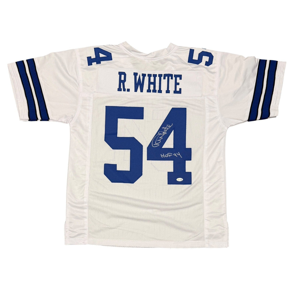 Randy White Signed Custom Jersey w/ HOF 94 JSA Witness Authenticated-Powers Sports Memorabilia