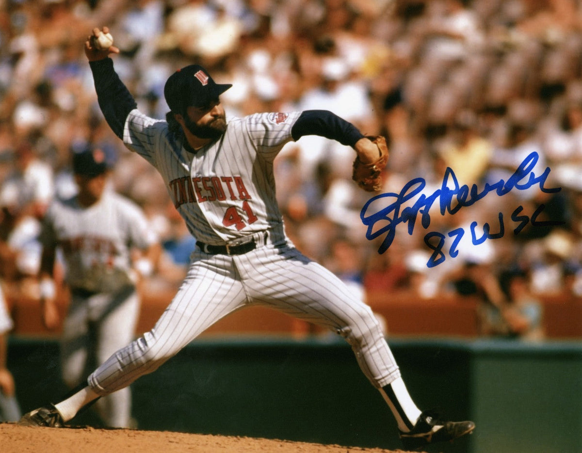 Jeff Reardon Signed Montreal Expos 8x10 Photo w/ 87 WSC LSCM Authenticated #3-Powers Sports Memorabilia