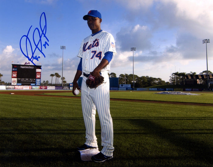 Rafael Montero Signed New York Mets 8x10 Photo LSCM Authenticated #1-Powers Sports Memorabilia