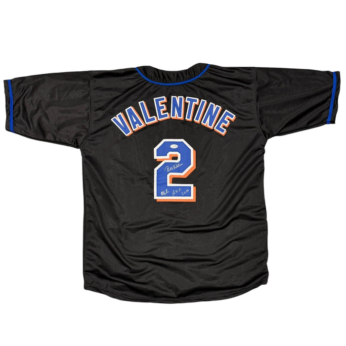 Bobby Valentine Signed Custom Jersey w/ Mets HOF 2026 JSA Witness Authenticated-Powers Sports Memorabilia