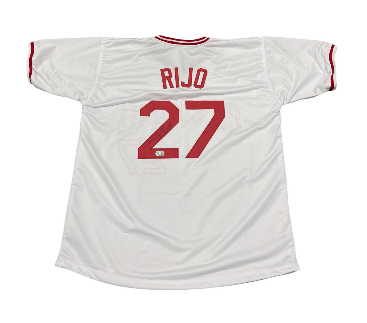 Jose Rijo Signed Cincinnati Reds Custom Jersey Beckett Witness BAS COA-Powers Sports Memorabilia