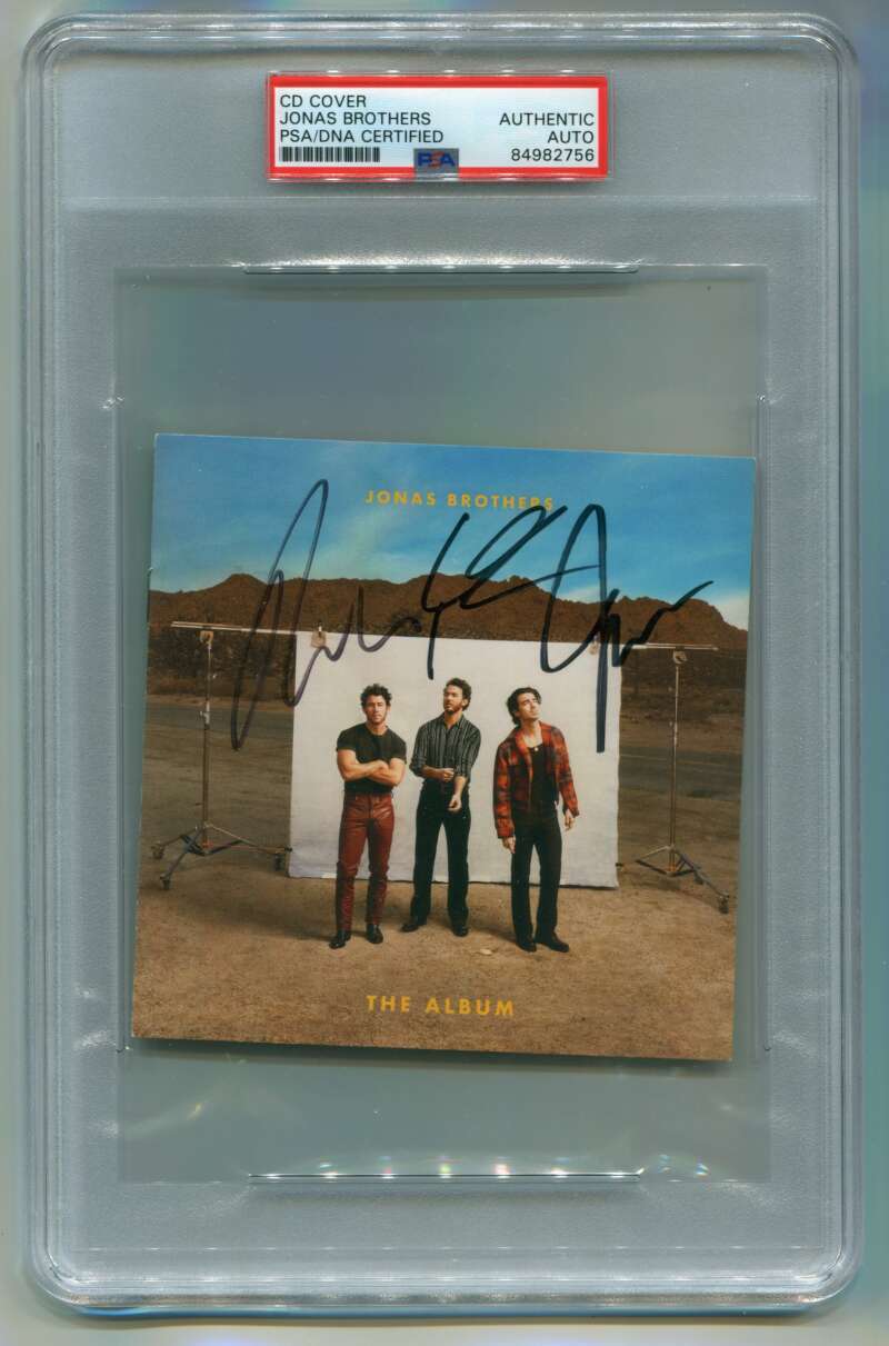 Joe Nick Kevin Jonas Brothers Signed The Album CD Insert PSA/DNA Authenticated-Powers Sports Memorabilia