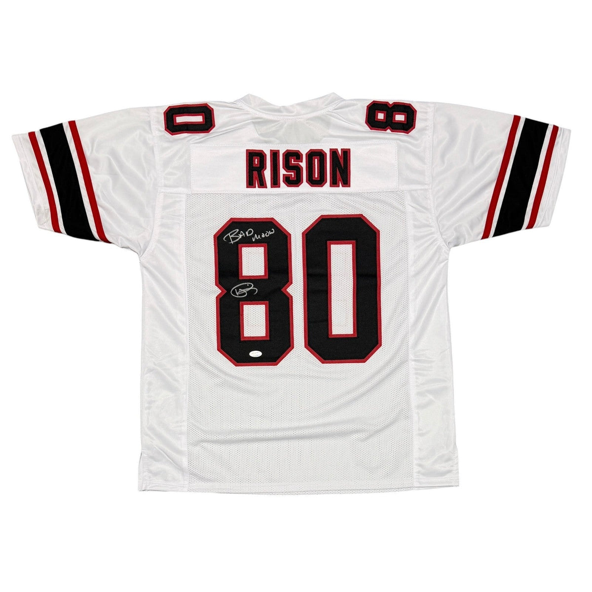 Andre Rison Signed Custom Jersey w/ Bad Moon JSA Witness Authenticated-Powers Sports Memorabilia