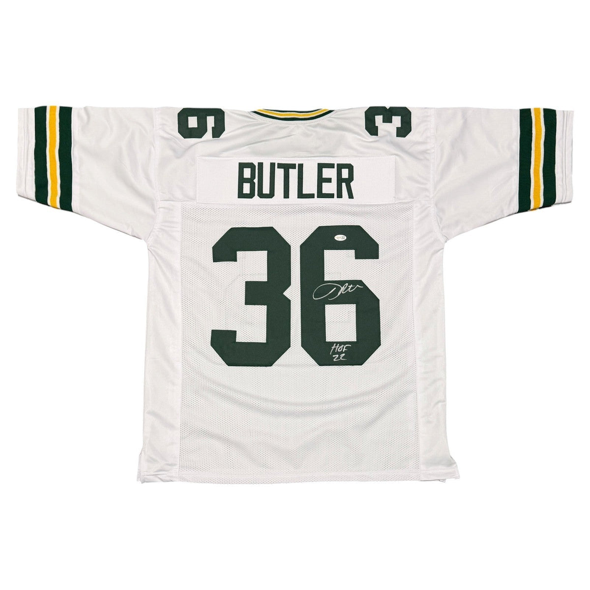 LeRoy Butler Signed Green Bay Packers Custom Jersey w/ HOF 22 JSA Witness COA-Powers Sports Memorabilia