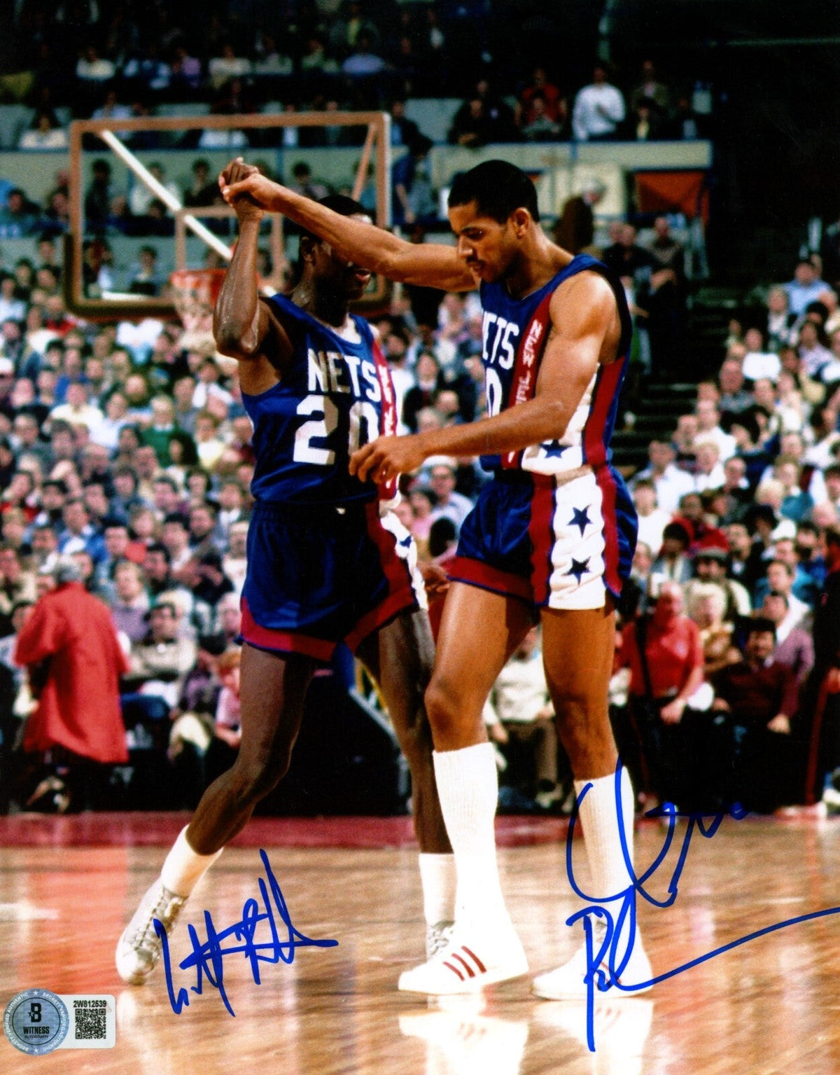 Micheal Ray Richardson & Otis Birdsong Dual Signed 8x10 Photo Beckett W Beckett Authenticated-Powers Sports Memorabilia