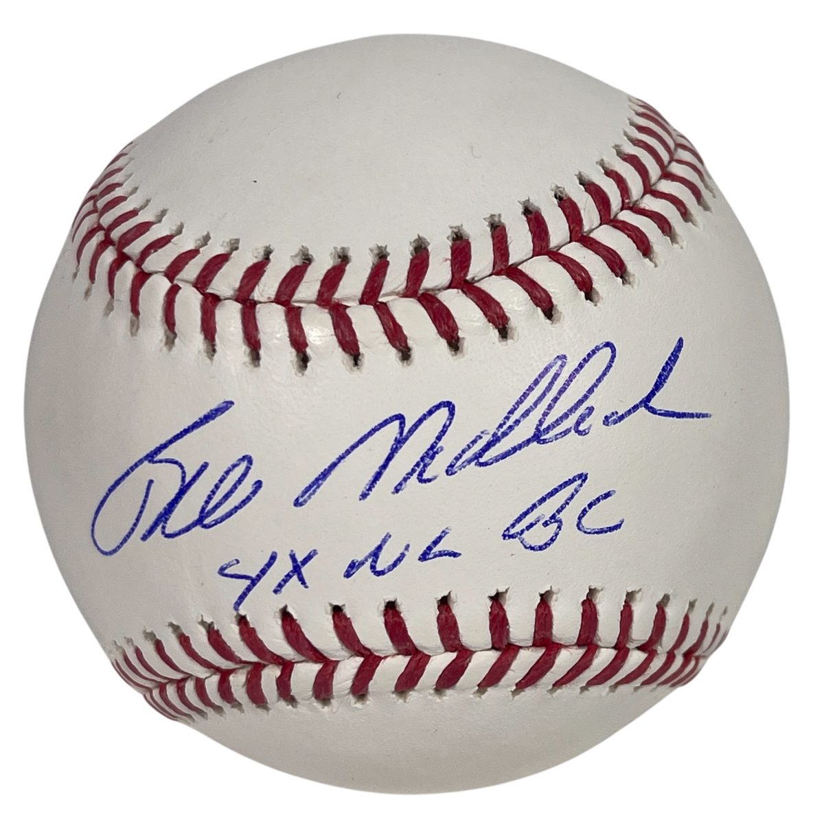 Bill Madlock Signed ROMLB Baseball w/ 4x NL BC Beckett Witness Authenticated-Powers Sports Memorabilia