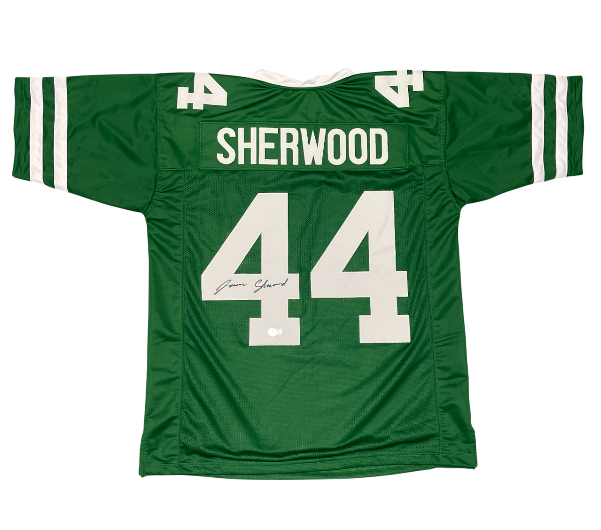 Jamien Sherwood Signed Custom Jersey Beckett Witness Authenticated-Powers Sports Memorabilia