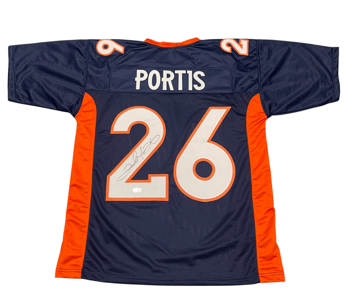 Clinton Portis Signed Custom Jersey Beckett Witness Authenticated-Powers Sports Memorabilia