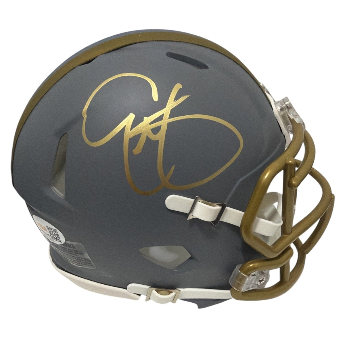 Eric Metcalf Signed Cleveland Browns Slate Mini Helmet JSA Witness COA-Powers Sports Memorabilia