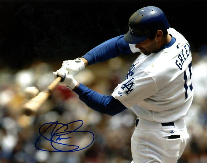 Shawn Green Signed Los Angeles Dodgers 8x10 Photo LSCM Authenticated #2-Powers Sports Memorabilia