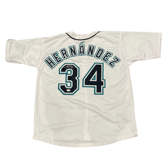 Felix Hernandez Signed Seattle Mariners Custom Jersey JSA COA-Powers Sports Memorabilia