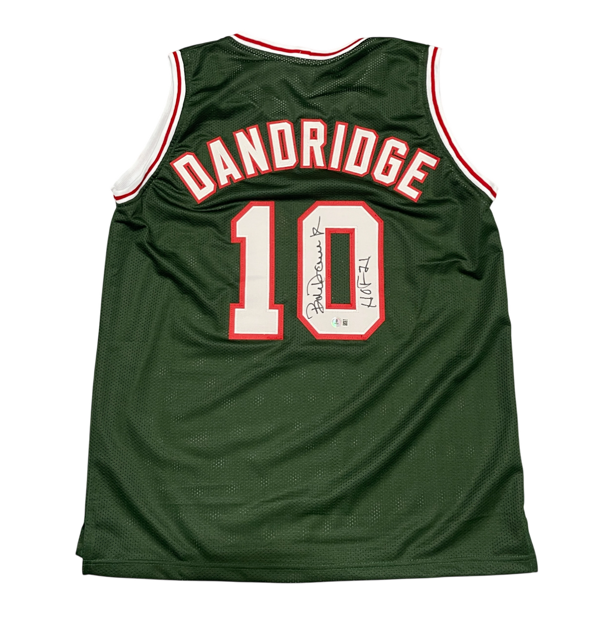 Bob Dandridge Signed Custom Jersey w/ HOF 21 Beckett Witness Authenticated-Powers Sports Memorabilia