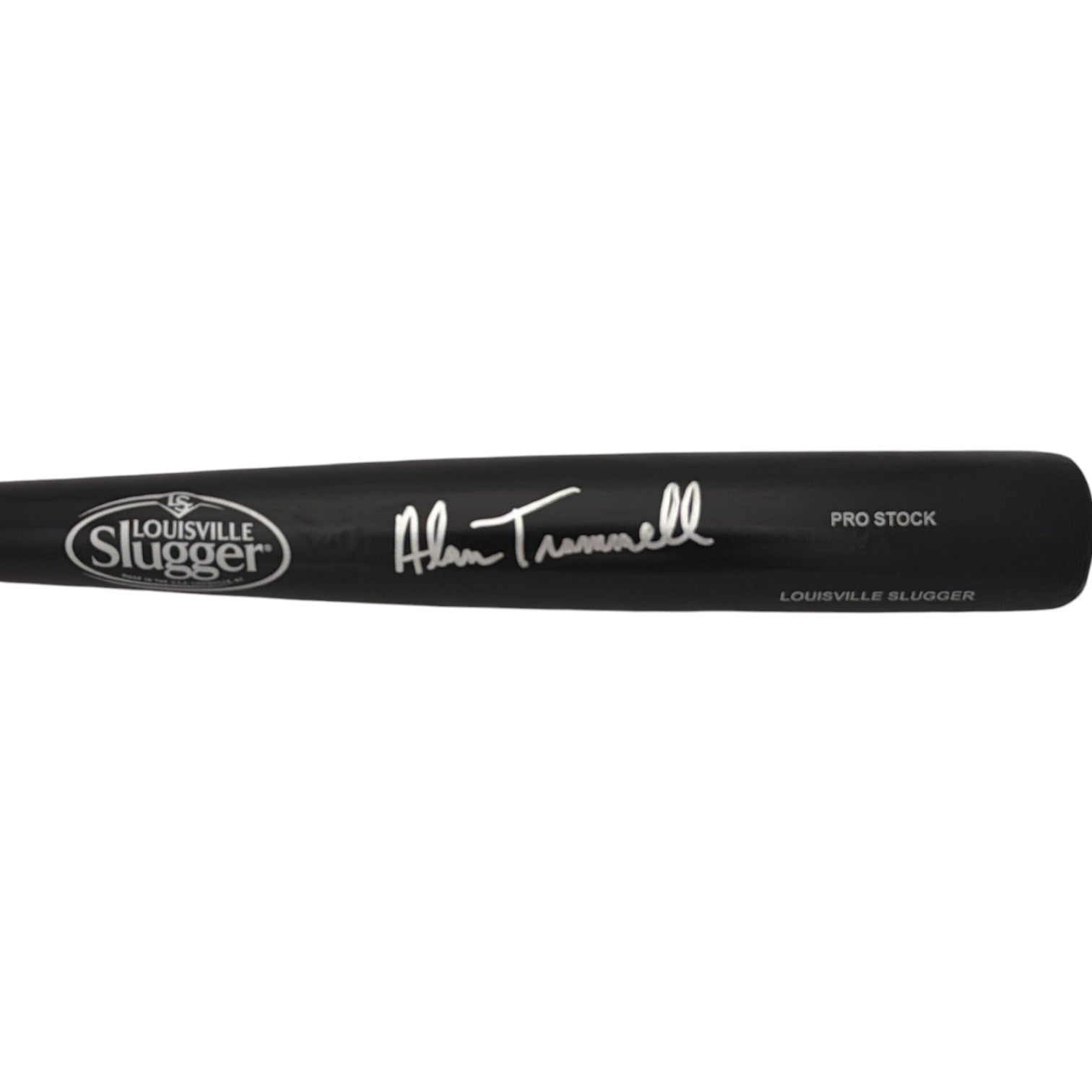 Alan Trammell Signed Louisville Slugger Black Bat JSA Witness Authenticated-Powers Sports Memorabilia