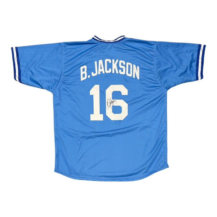 Bo Jackson Signed Custom Jersey JSA Witness Authenticated-Powers Sports Memorabilia