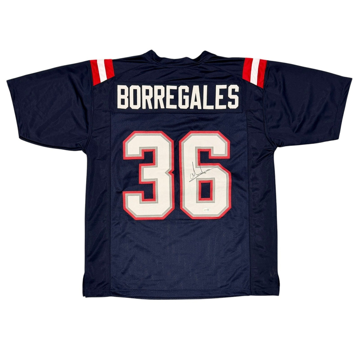 Andres Borregales Signed Custom Jersey JSA Witness Authenticated-Powers Sports Memorabilia