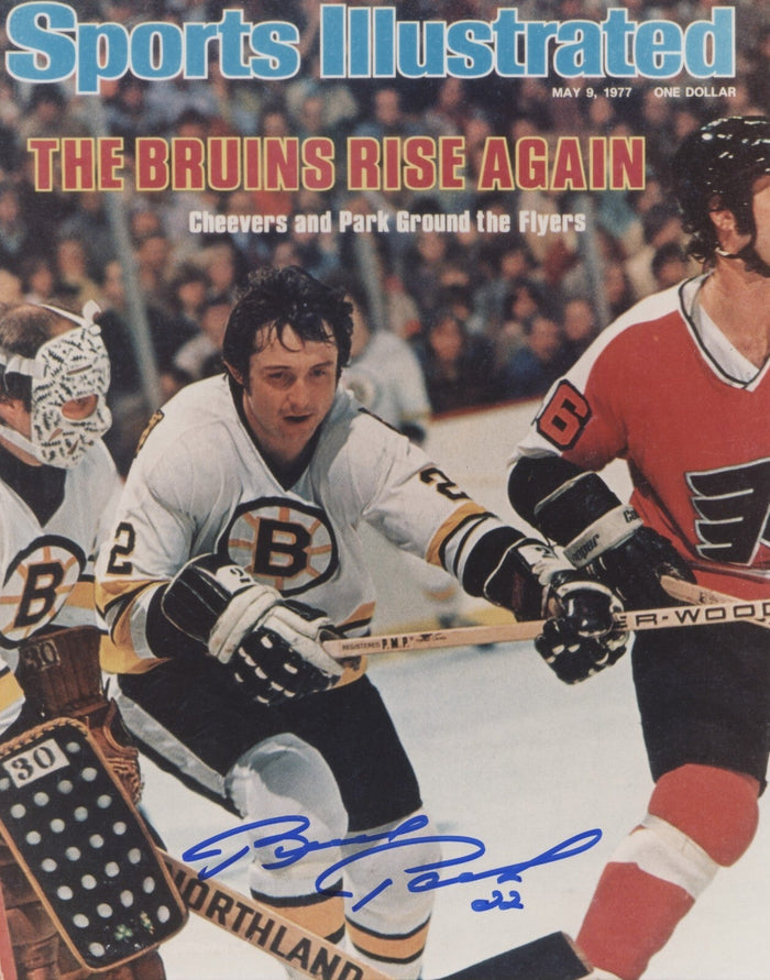 Brad Park Signed Boston Bruins 8x10 Sports Illustrated Photo LSCM Authenticated-Powers Sports Memorabilia