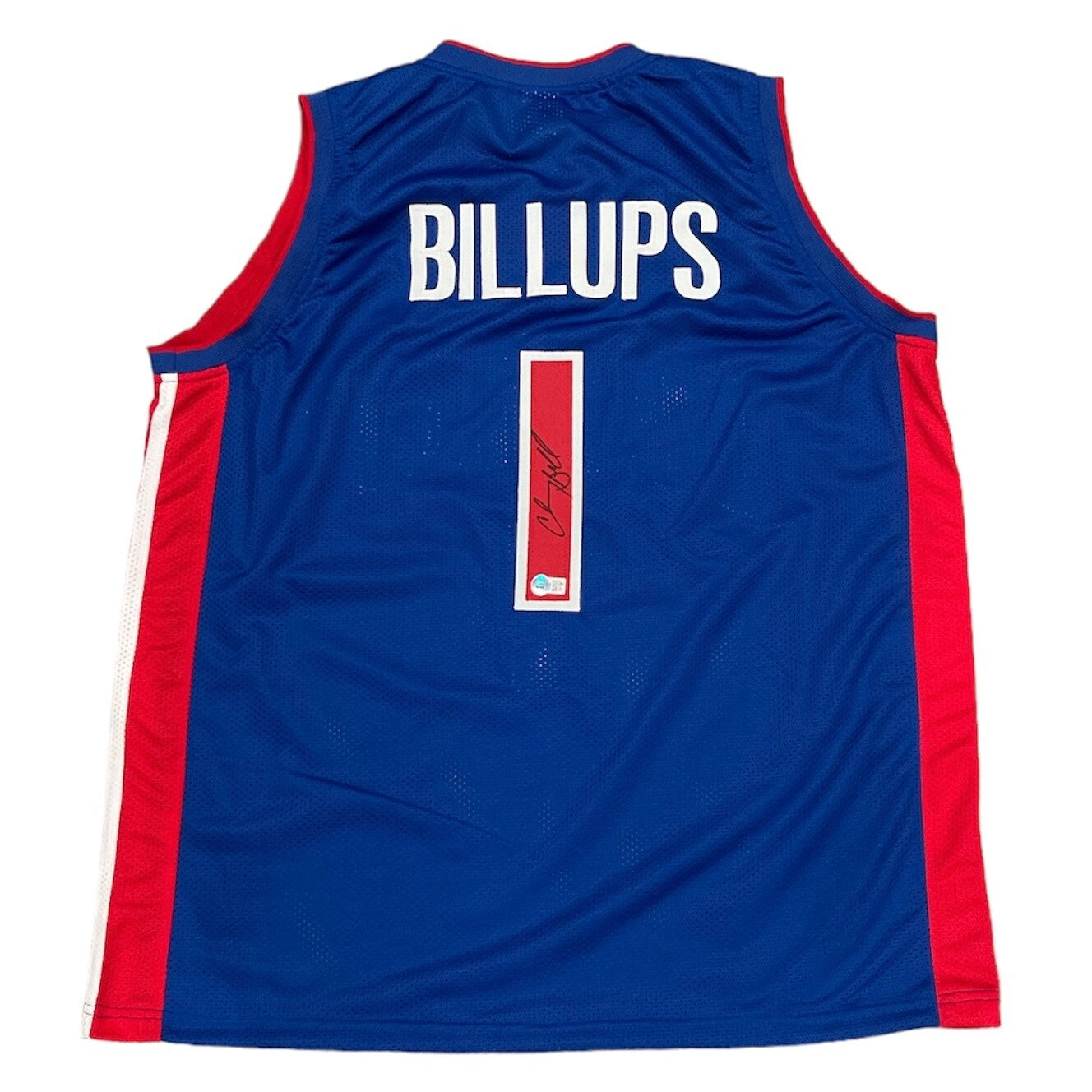 Chauncey Billups Signed Custom Jersey Beckett Witness Authenticated-Powers Sports Memorabilia