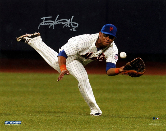 Juan Lagares Signed New York Mets 8x10 Steiner Photo LSCM Authenticated-Powers Sports Memorabilia