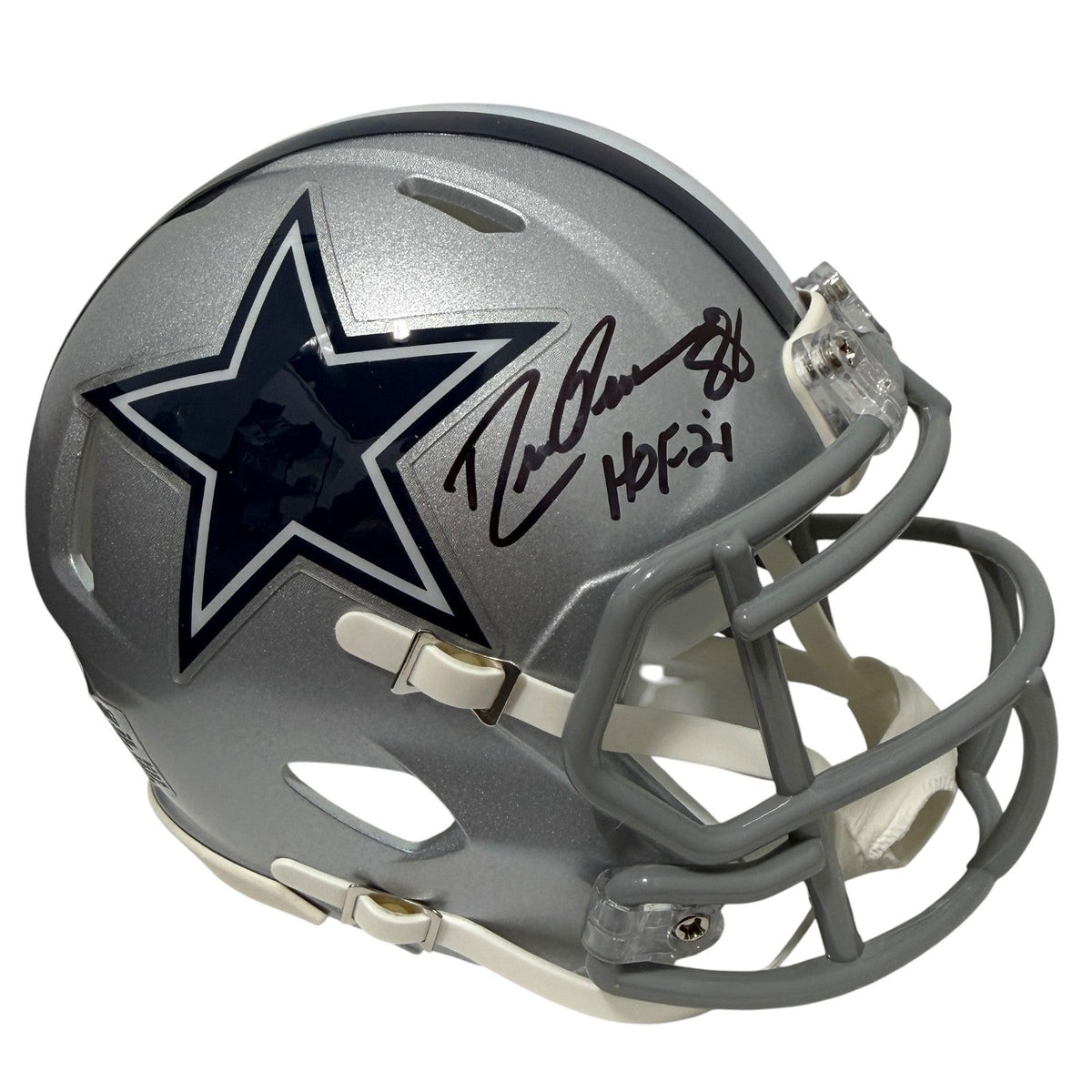 Drew Pearson Signed Dallas Cowboys Speed Mini Helmet w/ HOF 21 JSA Witness COA-Powers Sports Memorabilia