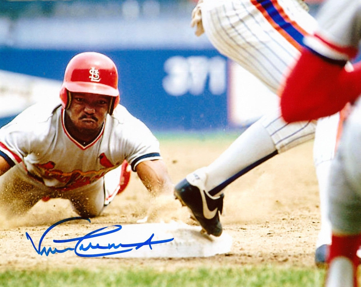 Vince Coleman Signed Autographed St Louis Cardinals 8x10 Photo LSCM COA #1-Powers Sports Memorabilia