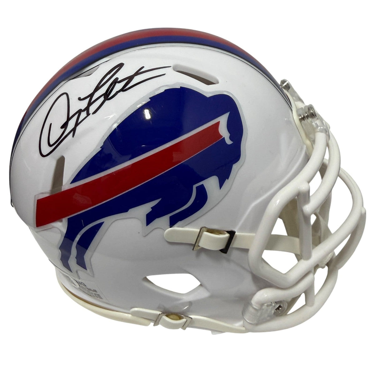 Doug Flutie Signed Buffalo Bills Speed Mini Helmet JSA Witness Authenticated-Powers Sports Memorabilia