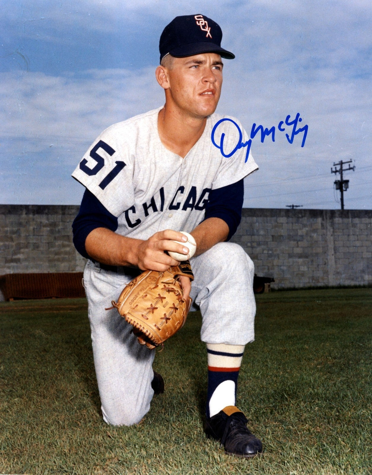 Denny McLain Signed Autographed Chicago White Sox 8x10 Photo LSCM COA #11-Powers Sports Memorabilia