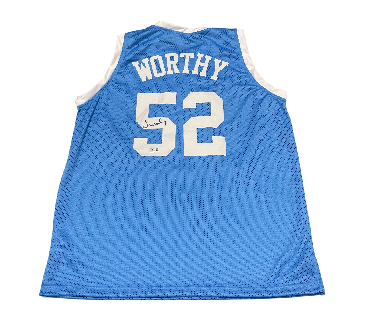 James Worthy Signed Custom Jersey Beckett Witness Authenticated-Powers Sports Memorabilia