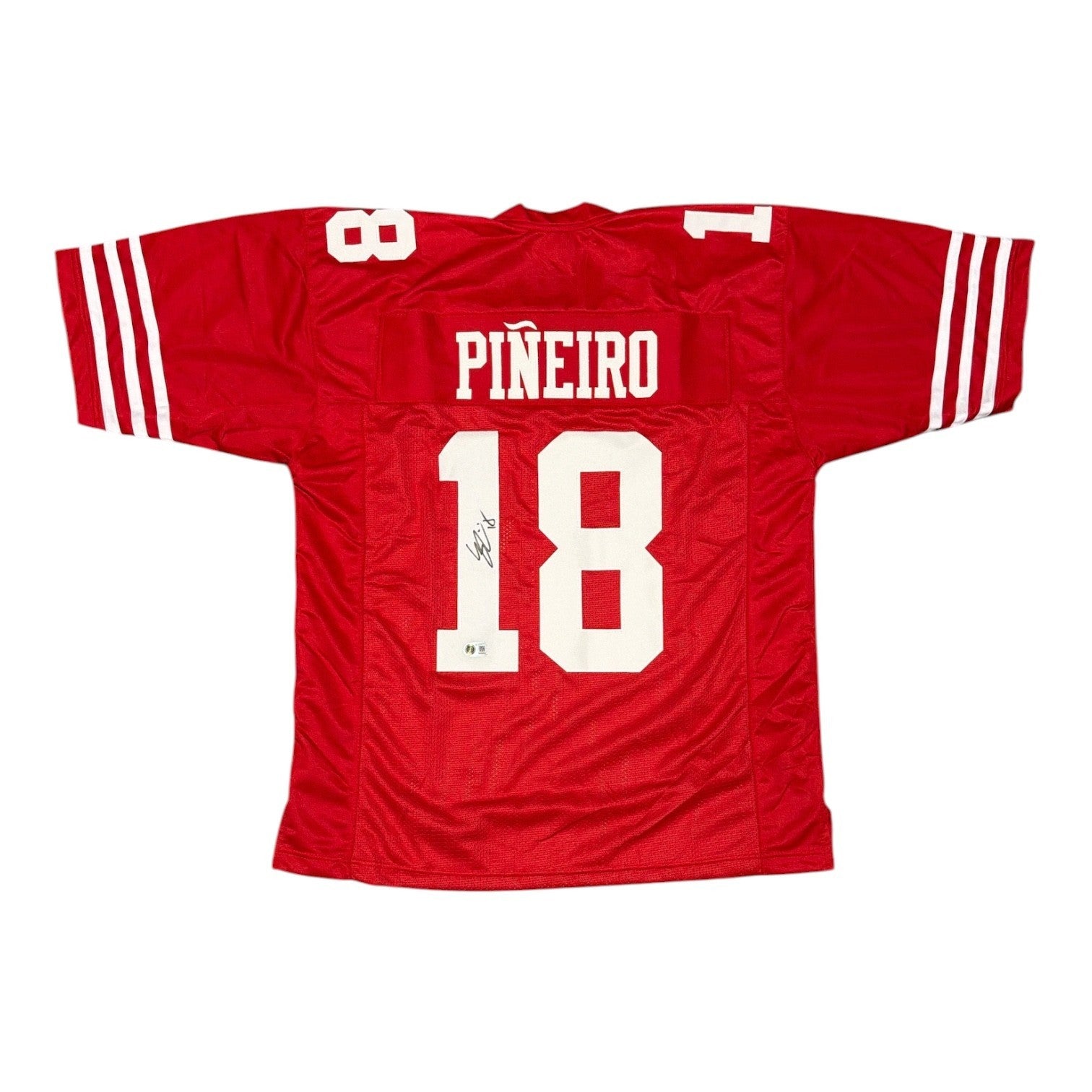 Eddy Pineiro Signed Custom Jersey Beckett Witness Authenticated-Powers Sports Memorabilia