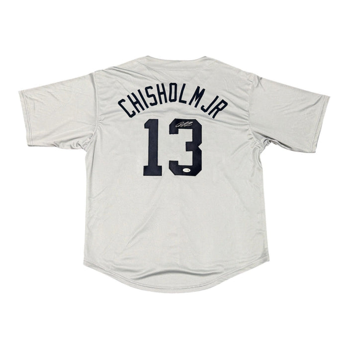 Jazz Chisholm Jr Signed Custom Jersey JSA Authenticated-Powers Sports Memorabilia