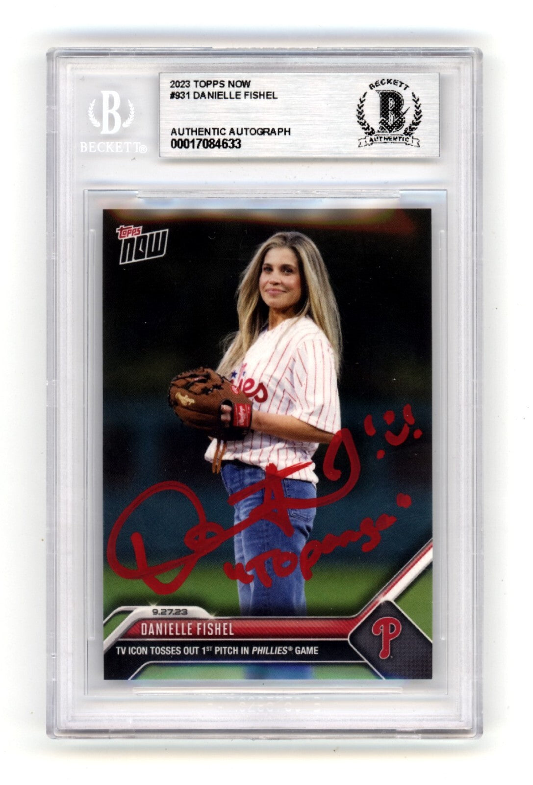 Danielle Fishel 2023 Topps Now #931 Topanga Signed BAS BGS Auto Boy Meets World-Powers Sports Memorabilia
