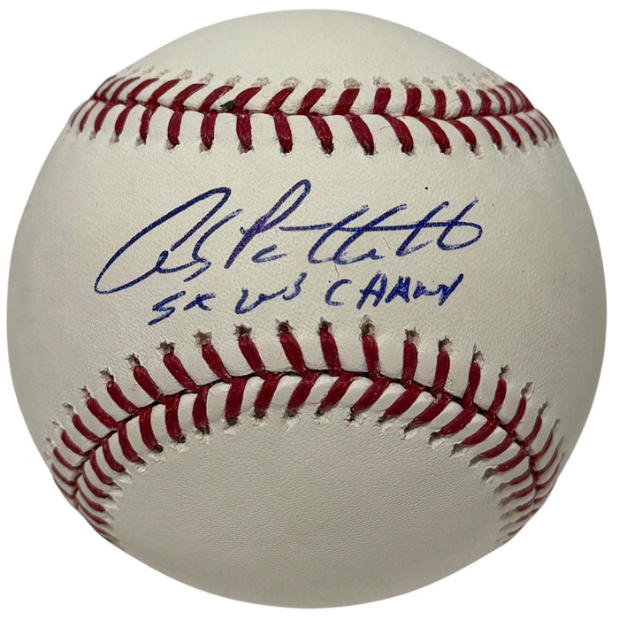 Andy Pettitte Signed ROMLB Baseball w/ 5x WS Champs JSA Authenticated Yankees-Powers Sports Memorabilia