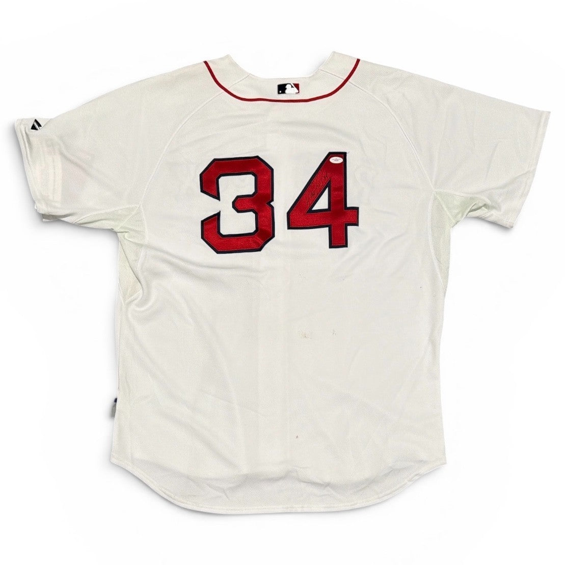 David Ortiz Signed Boston Red Sox Majestic Jersey w/ BP Insc JSA Authenticated-Powers Sports Memorabilia