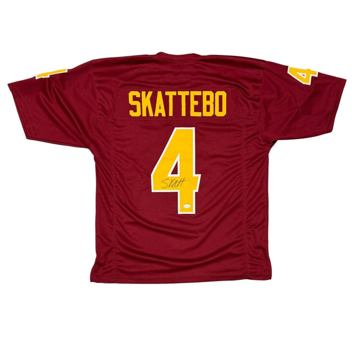 Cam Skattebo Signed ASU Arizona State Sun Devils Custom Jersey JSA Authenticated-Powers Sports Memorabilia