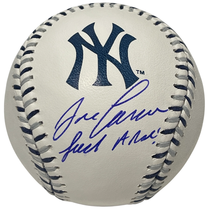 Jose Canseco Signed Yankees Logo ROMLB Baseball w/ F**k AROD! Beckett W Beckett Authenticated-Powers Sports Memorabilia